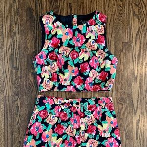 ASOS Reclaimed Vintage Floral Tank & Shorts Set